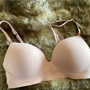 Victoria's Secret Strapless Blush Pink Push-Up Bra